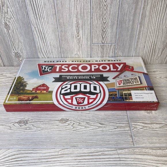 Tractor Supply TSCOPOLY Monopoly-style Board Game 2000th Store Opening 2021, NEW - Picture 2 of 5